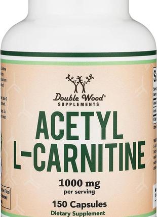 Ацетил L-карнитин Double Wood Acetyl L-Carnitine 1000 mg (на 2...