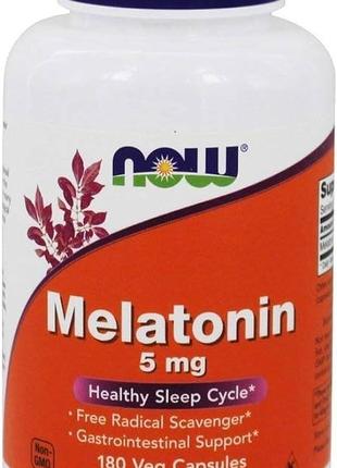 Мелатонин Now Melatonin 5 mg 180 caps
