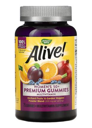 Women's 50+ Premium Gummies Multivitamin - 75 gummies