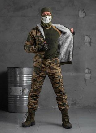 Зимний тактический костюм shredder на овчине 0 S