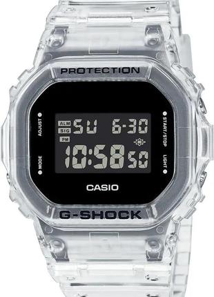 Часы Casio DW-5600SKE-7ER G-Shock. Прозрачный