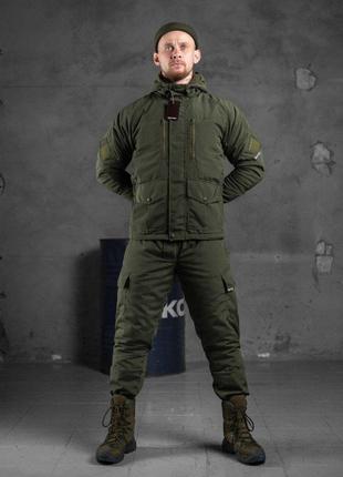 Утепленный зимний тактический костюм горка oblivion oliva 0 L