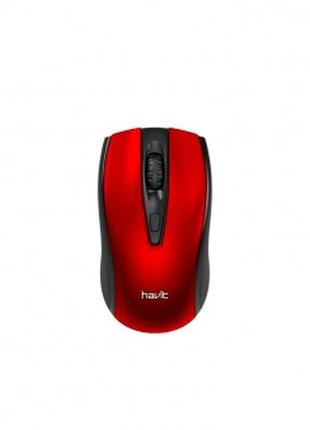 HAVIT HV-MS858GT Мышь беспроводная (1200 DPI) USB wireless, Red
