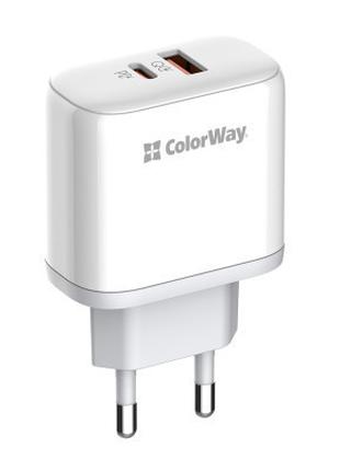 Зарядное устройство ColorWay Power Delivery Port PPS USB (Type...