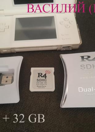 32GB Гра Nintendo R4 SDHC Dual core R4 адаптер 2024 game new