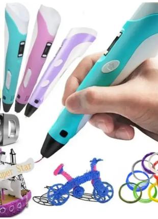 3D pen-2 ручка с дисплеем Poland цвет уточнять, развивающяя де...