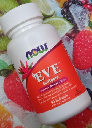 EVE Улучшенные мультивитамины для женщин США Женские витамины ЕВА