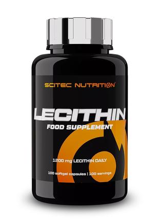 Натуральная добавка Scitec Lecithin, 100 капсул
