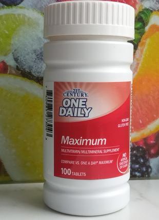 Мультивитамины Максимум пользы Витамины One Daily Maximum США