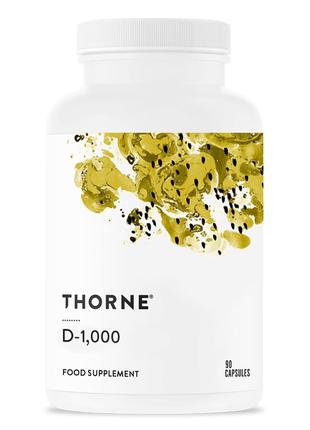 Витамин D3 Thorne Research D-1000, 90 Capsules