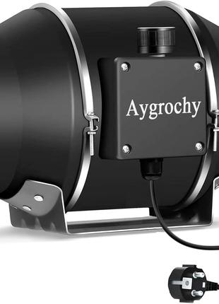 Вытяжной канальный вентилятор Aygrochy 100 мм, 350 м³/ч со вст...