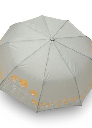 Зонт женский Toprain полуавтомат с узором по краю #011811