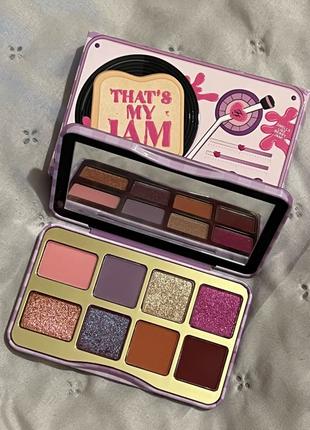 палетка тіней too faced that’s my jam