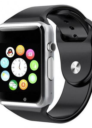 Смарт-часы Smart Watch A1 умные электронные со слотом под sim-...