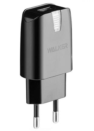 Сетевое зарядное устройство (адаптер) WALKER WH-21 1USB / 2.1A...