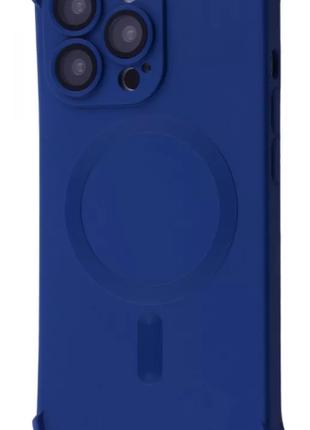 Чехол Silk Touch Case with MagSafe для iPhone 14 Pro Blue