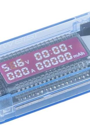 USB Тестер Keweisi KWS-V20 вольтметр амперметр вимірювач ємнос...