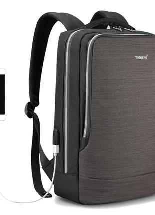 Рюкзак міський Tigernu T-B3331A для ноутбука 15.6" з USB об'єм...