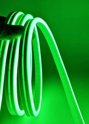 Неоновая лента силиконовая Neon Led Strip 5м Зеленая 12V-220V