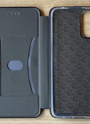 Motorola Moto G22 чехол - книжка (флип чехол) чёрный, матовый,...