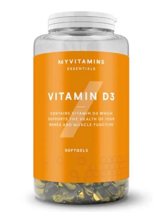 Витамин Д3 Myprotein Vitamin D3 2500ME 180 капсул