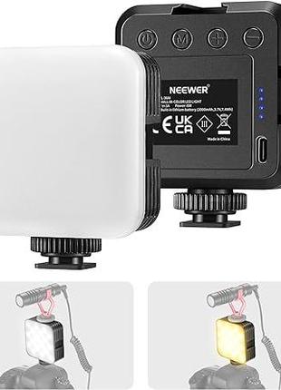 Светодиодная видеолампа NEEWER, двухцветная камера 3200–5600K,...