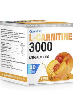 L-карнитин Quamtrax L-Carnitine 3000 20vials (Peach)