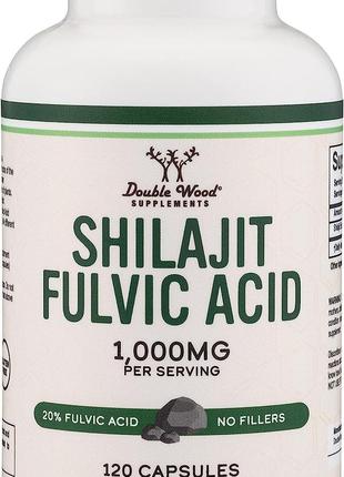 Мумие Double Wood Supplements Shilajit Resin 1000 mg 120 capsules