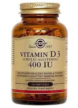 Витамин Д3 Vitamin D3 400 IU 100 soft