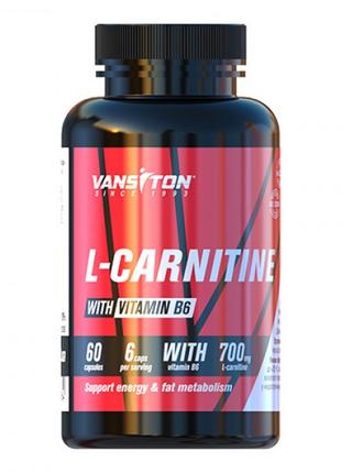 Жироспалювач L-Карнітин 60 капсул Vansiton
