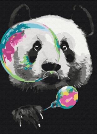 Панда с пузырьком