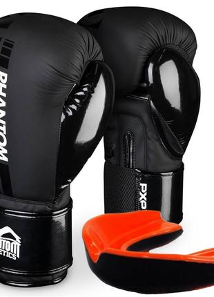 Боксерські рукавиці Phantom APEX Speed Black 12 унцій