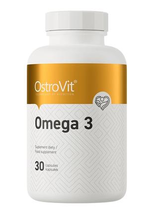 Жирные кислоты OstroVit Omega 3, 30 капсул