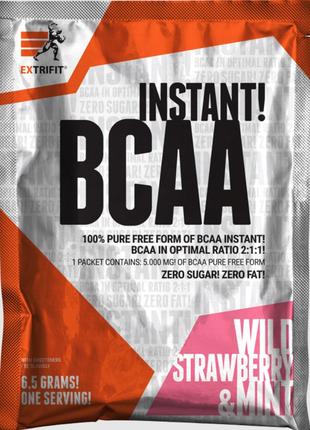 Амінокислоти Extrifit BCAA Instant 6,5g (Wild Strawberry & Mint)
