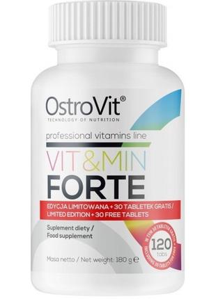 Витаминно-минеральный комплекс OstroVit Vit&Min; FORTE 120tabs