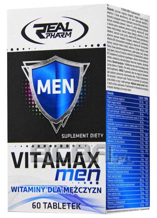 Витамины и минералы Real Pharm Vitamax MEN 60tabl