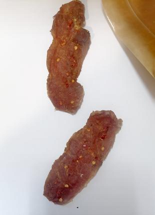 Джерки зі  свинини  з пластівцями гірького червоного перцю