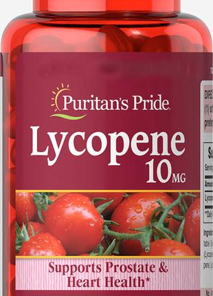 Ликопин Puritan's Pride Lycopene 10 mg 100 sgels