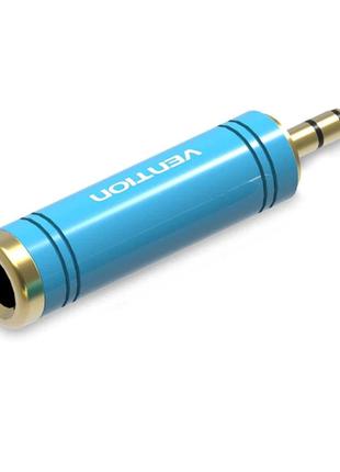 Адаптер Vention 3.5mm Male to 6.35mm Female Audio Adapter Blue...