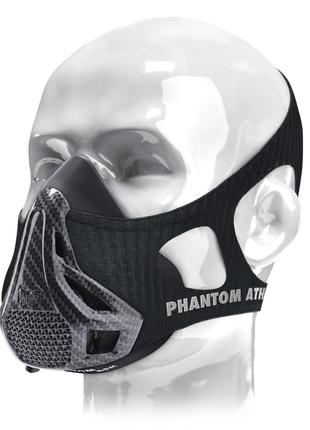 Маска для тренировки дыхания Phantom Training Mask Carbon S