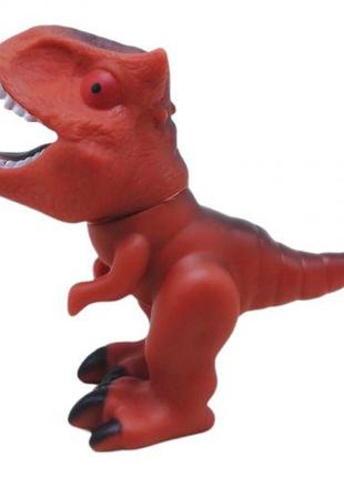 Гумова іграшка "Динозавр" (теракотовий)