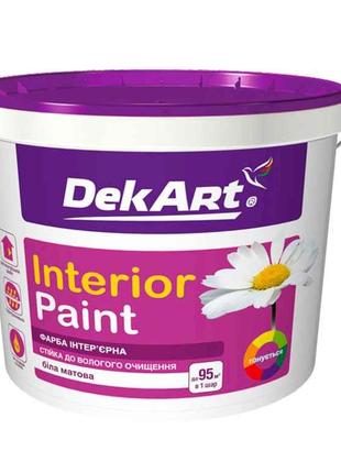 Фарба інтерєрна ,12,6кг Interior Paint біла матова ТМ DEKART