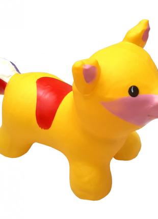 Іграшка-стрибун "Лисиця" BT-RJ-0074 Надувна (Жовтий)