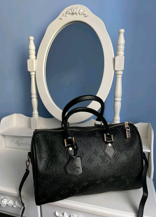 Жіноча сумка Louis Vuitton Speedy (black)