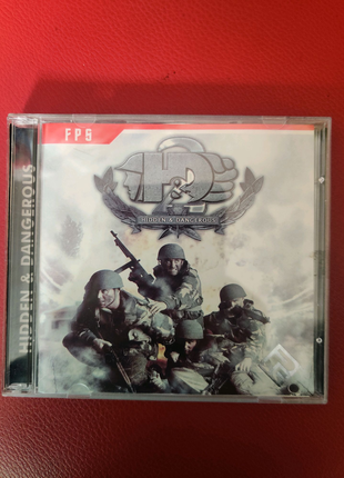 Игра диск Hidden & Dangerous для ПК / PC 2 CD