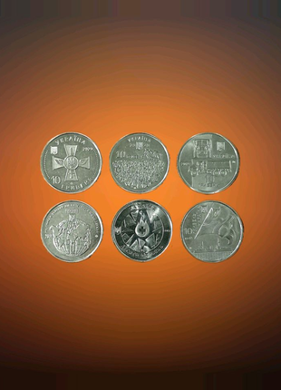 Монеты НБУ (набор 6шт.)