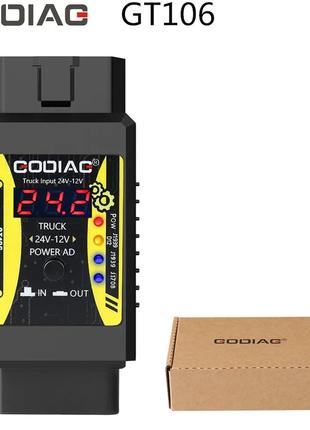 Power Supply Adapter GODIAG GT106 — адаптер перетворювач із 24...