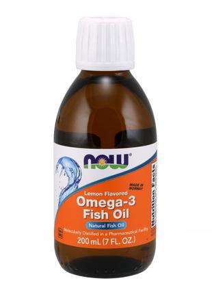 Omega-3 Fish Oil Lemon - 200 ml (7 oz)