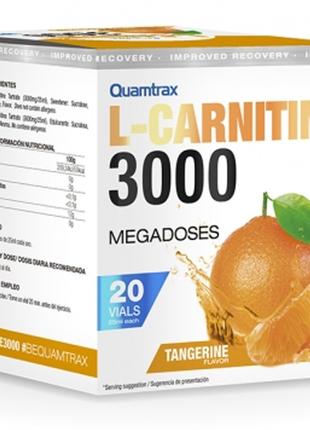 L-карнитин Quamtrax L-Carnitine 3000 20vials (Tangerine)