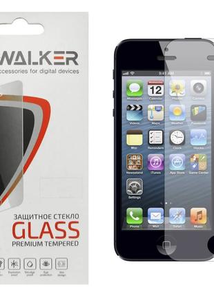 Защитное стекло Walker для Apple iPhone 4 (A1349, A1332) без р...